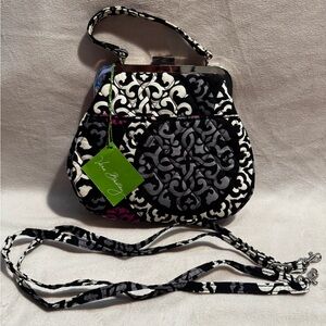 Vera Bradley Mini Frame Crossbody Canterberry Magenta NWT